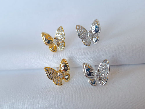 BUTTERFLY sparkle studs