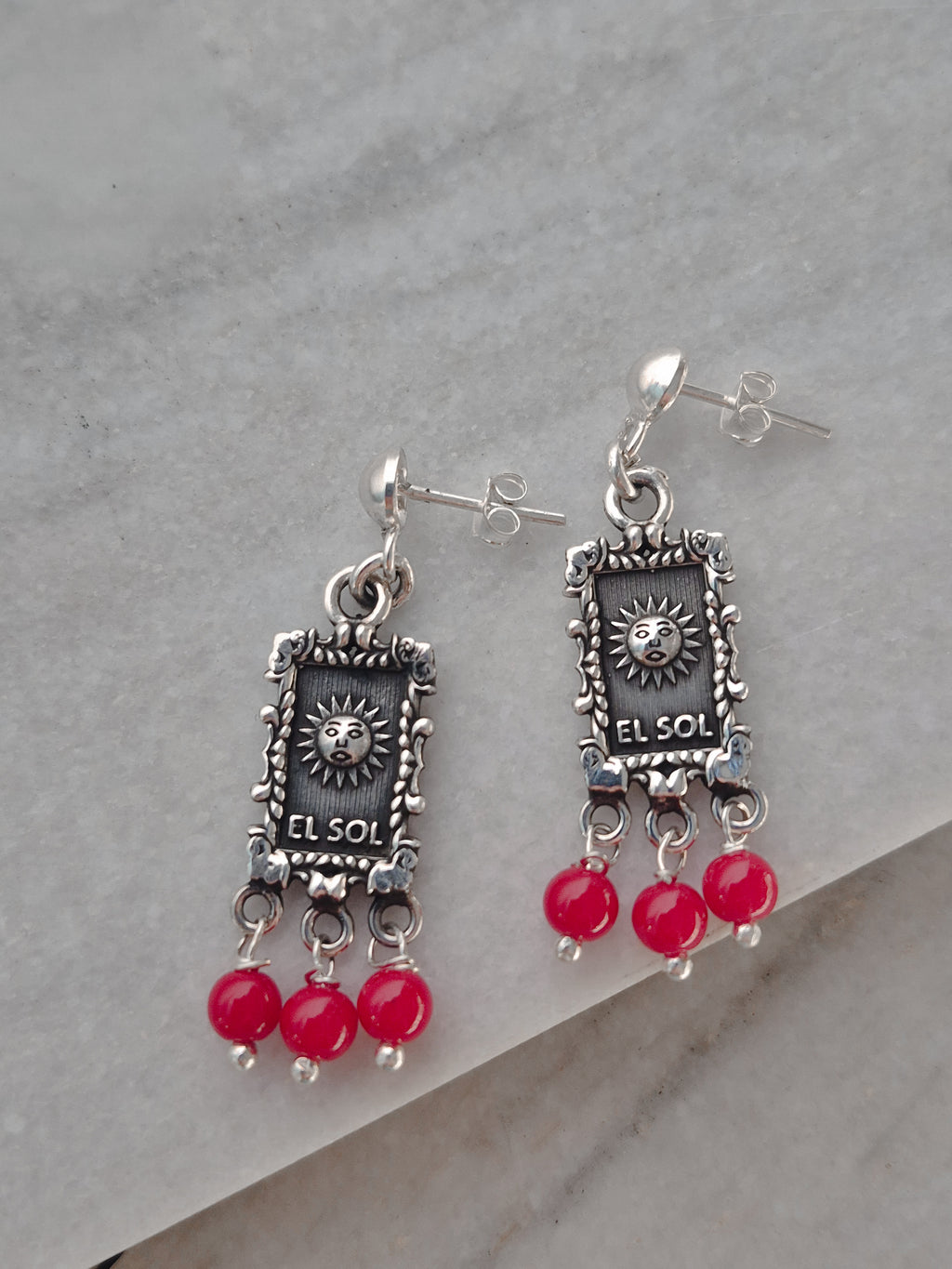 Cartas del sol earrings