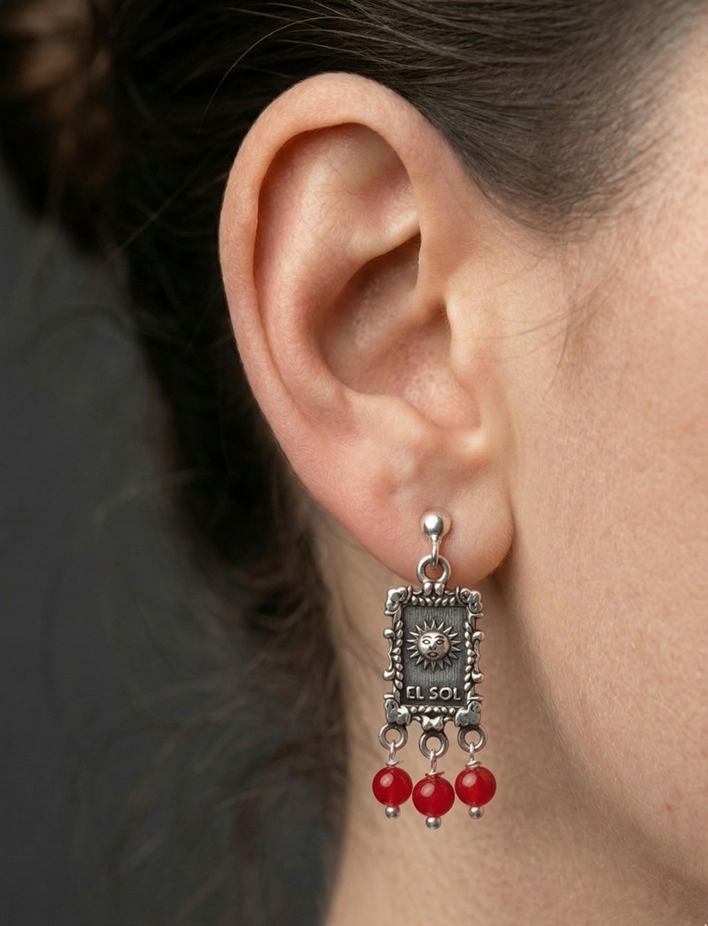 Cartas del sol earrings