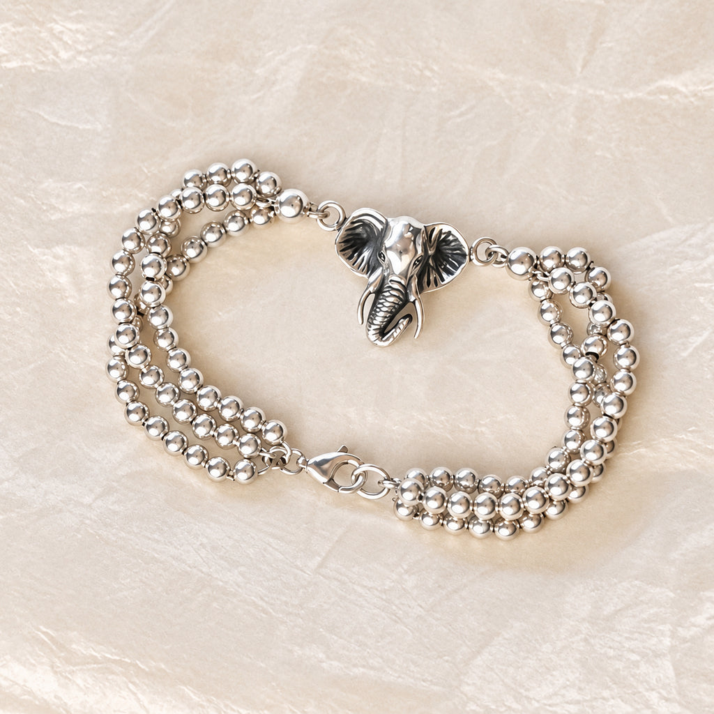 Elephant bead bracelet