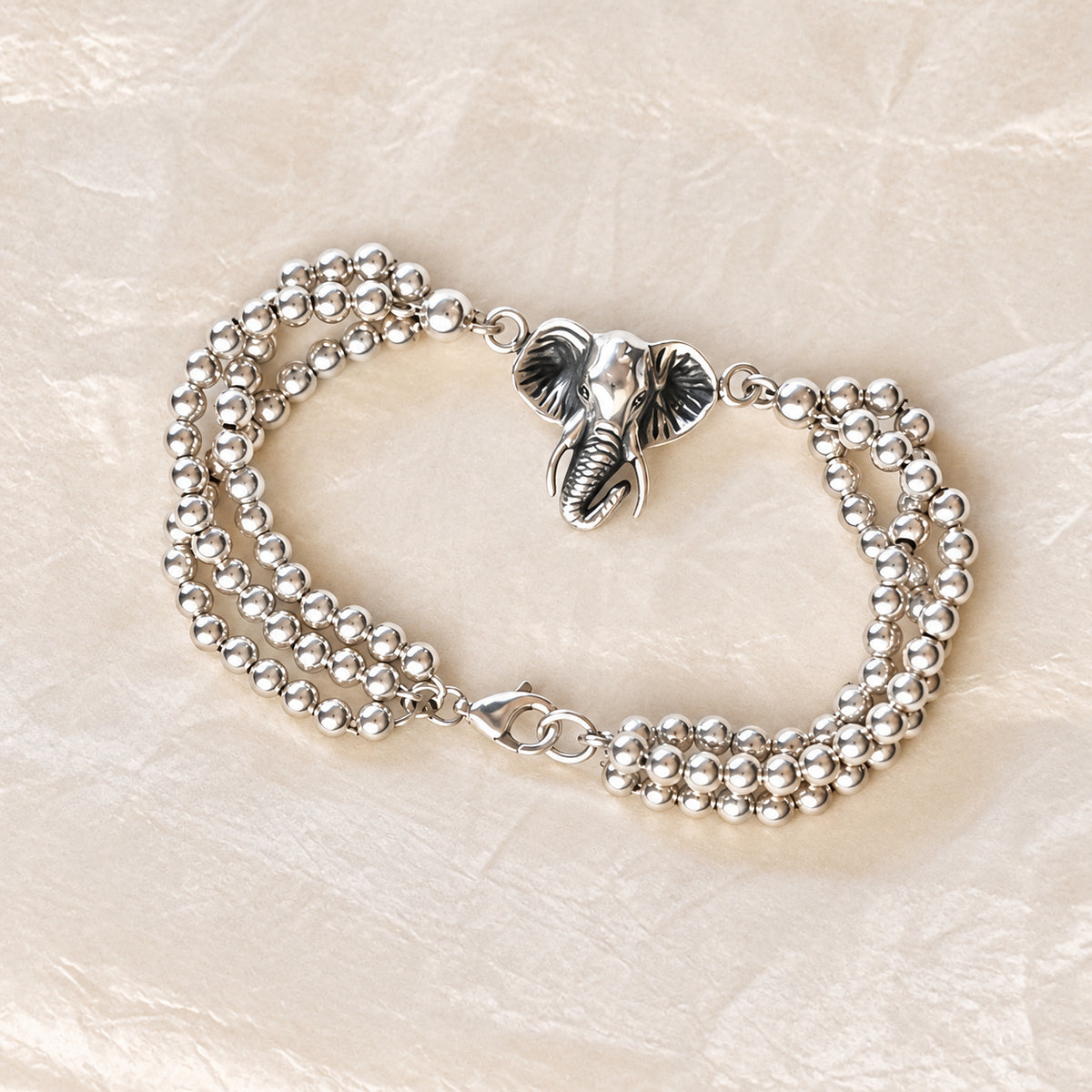 Elephant bead bracelet