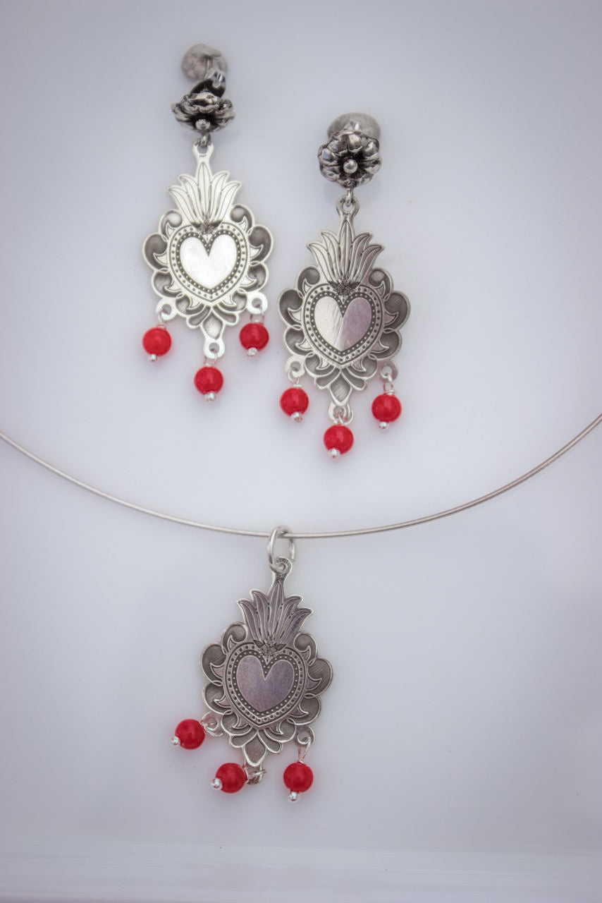 Corazon de poder set /red